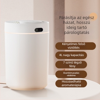 Otthoni párásító hálószoba némító nagy kapacitású köd asztali párásító légtisztítás anya és gyermek aroma diffúzor ajándék