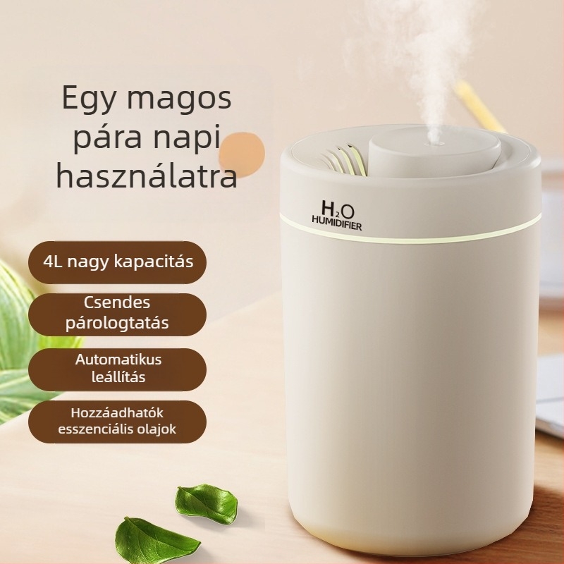 Otthoni párásító hálószoba némító nagy kapacitású köd asztali párásító légtisztítás anya és gyermek aroma diffúzor ajándék