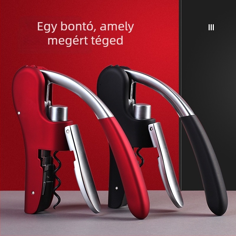 Vörösboros üvegnyitó háztartási vörösboros nyitó bor kreatív multifunkcionális készlet bornyitó üvegprés típus