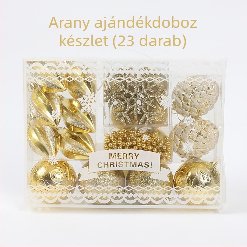 [Kizárólag a gondosan válogatott termékek közül] Ünnepi dekorációk Karácsonyi labdák Karácsonyfa medálok Ajándékdoboz Fű Selyem Átlátszó Festett Golyók