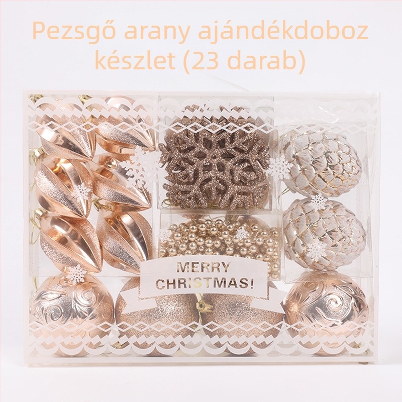 [Kizárólag a gondosan válogatott termékek közül] Ünnepi dekorációk Karácsonyi labdák Karácsonyfa medálok Ajándékdoboz Fű Selyem Átlátszó Festett Golyók