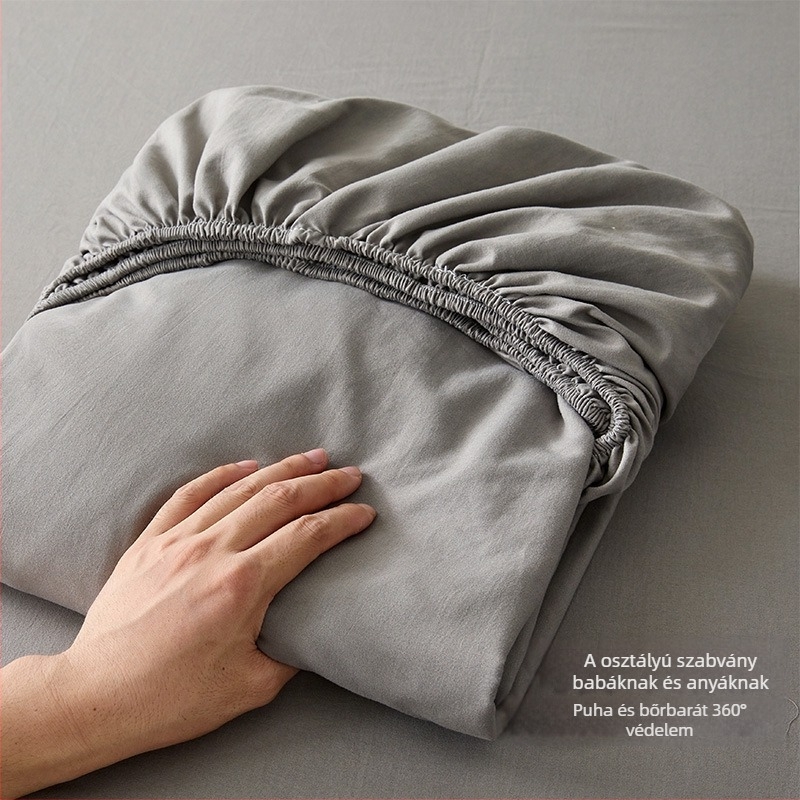 Muji stílusú tiszta pamut testhezálló ágyneműhuzat, A típus, tiszta pamut egy darabból, jó minőségű, tiszta pamut testhezálló ágyneműhuzat, anyai és csecsemőkori minőségű ágyneműhuzat, önműködően működtethető