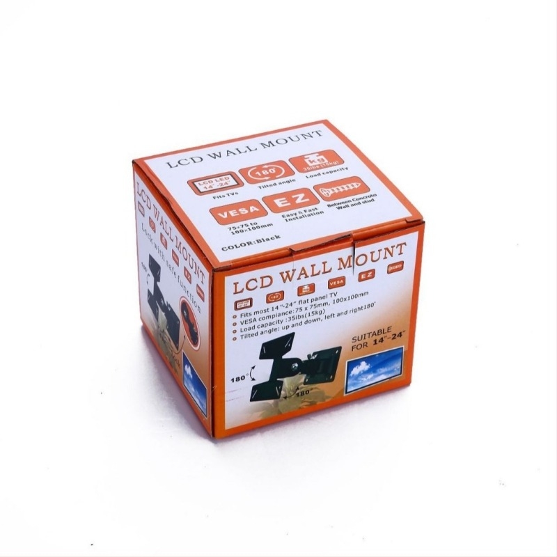 Univerzális TV-tartó, TV-konzol, monitorkonzol, 10-24 hüvelykes, W24