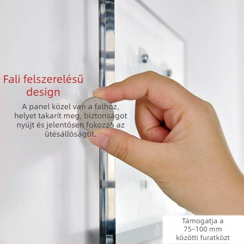 Sanjia fali konzol digitális képkeretekhez, tévékhez és monitorokhoz, univerzális 75-100 mm-es furattávolsághoz, fali rögzítő eszköz