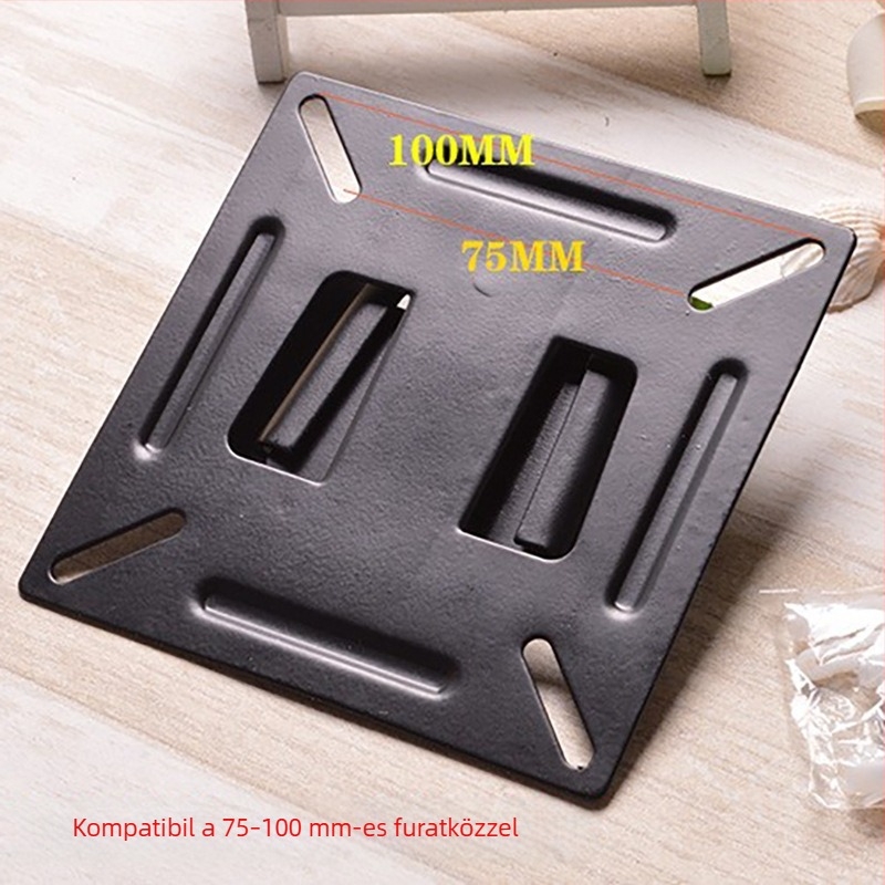 Sanjia fali konzol digitális képkeretekhez, tévékhez és monitorokhoz, univerzális 75-100 mm-es furattávolsághoz, fali rögzítő eszköz