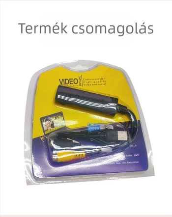 Gyárilag közvetlen USB 2.0 rögzítő sávos notebook videó rögzítő kártya 1 csatornás monitorozó rögzítő kártya