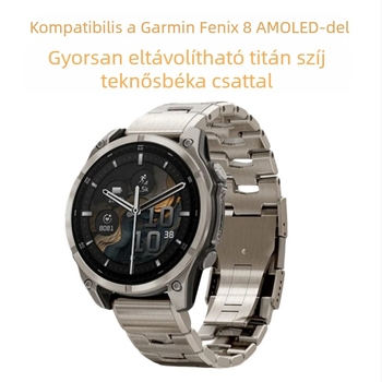Jiaming F-nix 8 AMOLED gyorskioldású teknős tok, csattal, 47 mm-es titán szíjjal, új