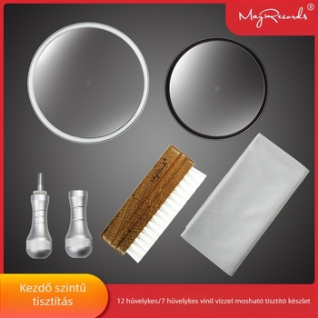 LP bakelitlemez tisztító mosócsipesz készlet vízálló bakelitcsipesz tisztító eszköz lemezmosó tisztítókefe