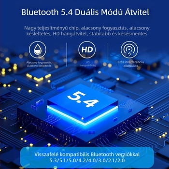 Bluetooth adapter 5.4 antennával, USB adapterrel, számítógépes vevővel, adóval, Bluetooth stick
