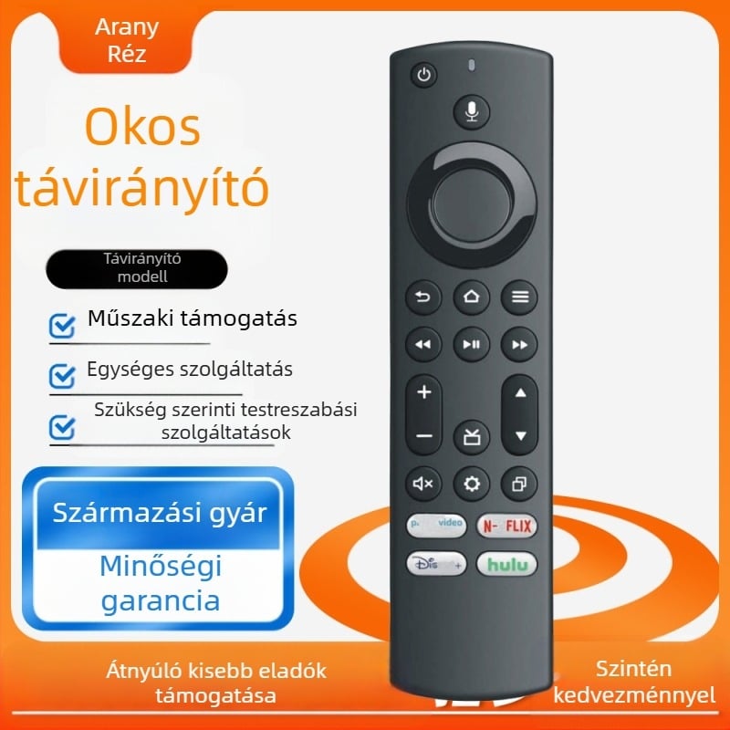 Yingya Insignia/Amazon Fire TV távirányítóhoz Bluetooth hangvezérléses távirányító