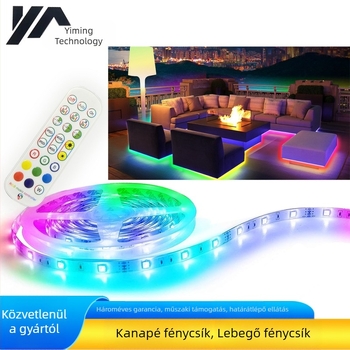 LED intelligens bútor fénycsík gardróbszekrény függesztett ágy e-sport szoba számítógép asztal dekoratív fénycsík rgbic fantasy