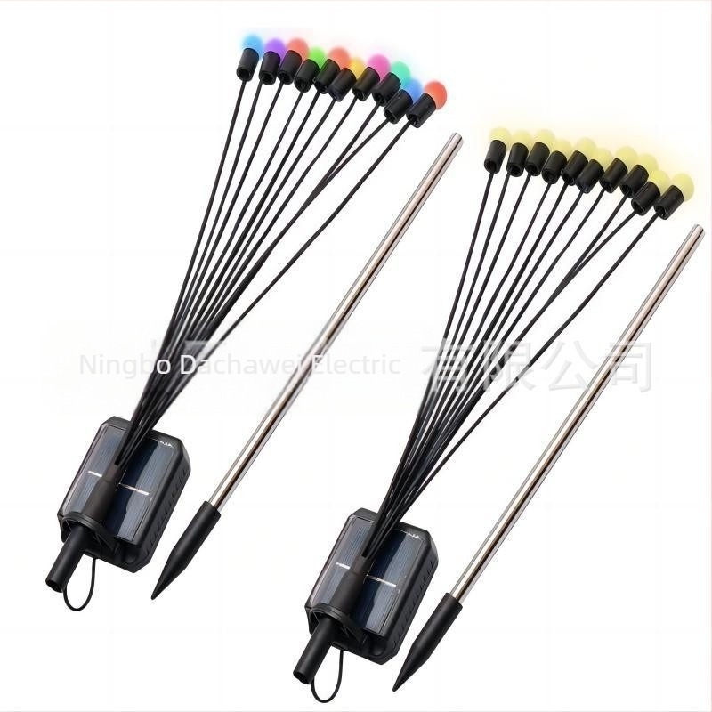 Napelemes Szentjánosbogár Kültéri Gyep Dekoratív Világítás Medúza Hangulatfény Ünnepi Hinta Kerti Világítás