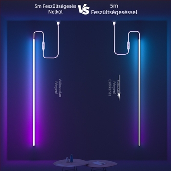 KESHU határokon átnyúló, 5V-os Bluetooth zenei varázslatos lóverseny neonfények 2 méter 3 méter 5 méter barkács modellező szilikon