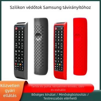 Samsung BN59 sorozatú távirányítóhoz alkalmazható univerzális védőtok, vízálló, cseppálló, mindenre kiterjedő szilikon távirányító porvédő