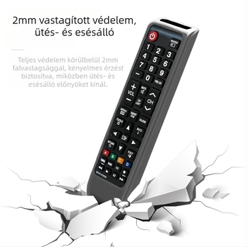 Samsung BN59 sorozatú távirányítóhoz alkalmazható univerzális védőtok, vízálló, cseppálló, mindenre kiterjedő szilikon távirányító porvédő