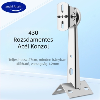 430 rozsdamentes acél konzol megfigyelése Robbanásbiztos kamera huzalrúd ölelő rúd utcai világítás biztonsági kacsacsőr fejkonzol