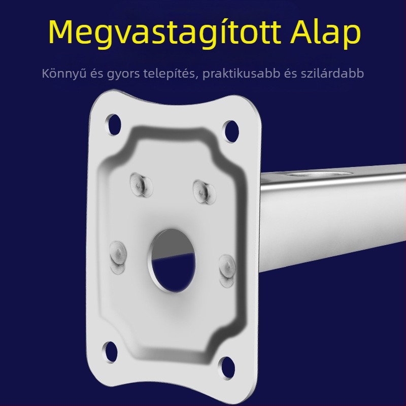 430 rozsdamentes acél konzol megfigyelése Robbanásbiztos kamera huzalrúd ölelő rúd utcai világítás biztonsági kacsacsőr fejkonzol