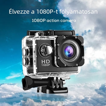 Határokon átnyúló új, rázkódásmentes sportkamera Full HD kültéri felvételkészítéshez, DV motorozáshoz, búvárkodáshoz, fejre szerelhető sportkamera