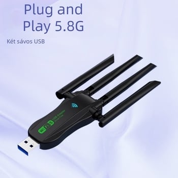 Illesztőprogram nélküli 5g kétfrekvenciás USB vezeték nélküli hálózati kártya wifi kibővített hálózati router otthoni átalakító jelerősítő