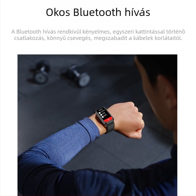 Okosóra Hk72 Amoled képernyő pulzusmérő vér oxigén alvásfigyelés NFC Bluetooth hívás 2025 sportkarkötő