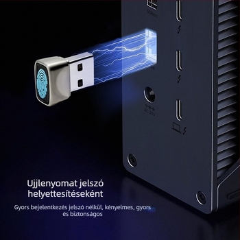 USB ujjlenyomat-bejelentkezési eszköz illesztőprogram nélküli plug and play fémházas noteszgép asztali számítógép ujjlenyomat-felismerése