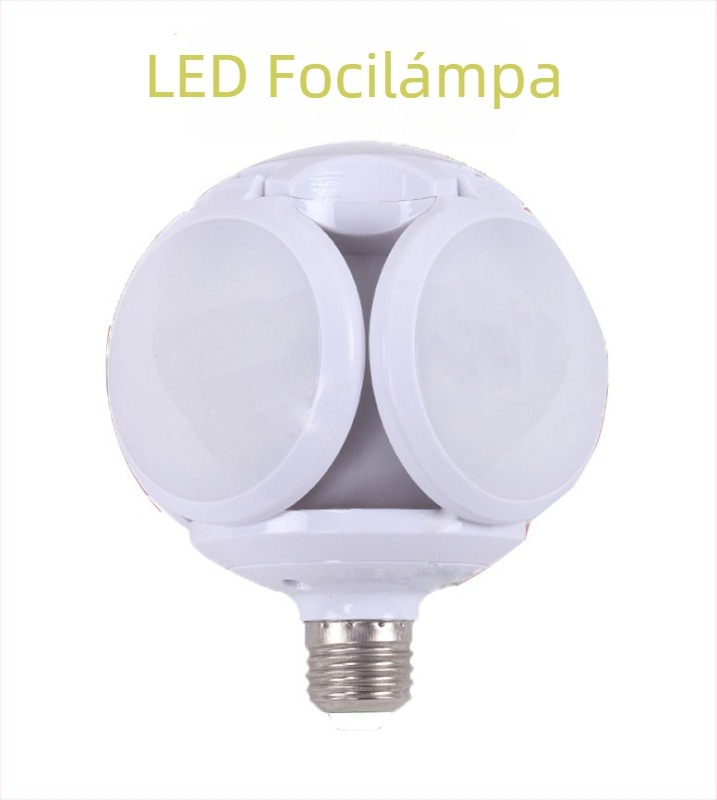 LED összecsukható focilámpa garázsvilágítás 40 W-os nagy fényerejű, behúzható izzó, állandó áramerősségű izzó