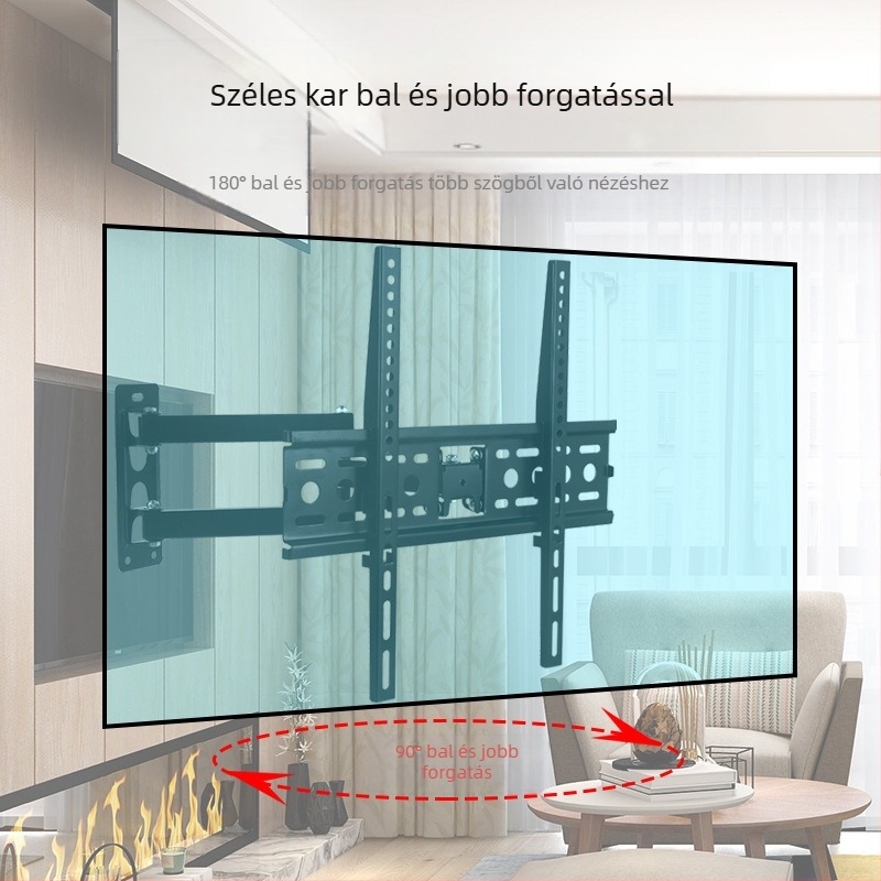 26-55 hüvelykes TV teleszkópos forgóállvány TV konzol LCD monitor márka univerzális forgó teleszkópos