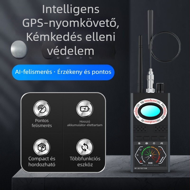 K68S hotel anti-candid kameradetektor lehallgatásgátló monitorozásgátló autós GPS nyomkövető kamerajel-érzékelés