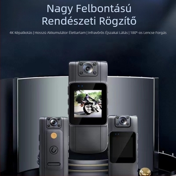 Új HD 2K WIFI 1080P bűnüldöző szerveknek szóló felvevő L11 terepi bűnüldöző szerveknek, robbanásbiztos, kényelmes hátlapi klipszel