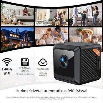 W02 Határokon átnyúló új kamera HD 1080P biztonsági 140°-os megfigyelőkamera otthoni vezeték nélküli kamera