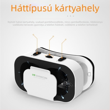 Kereszttükrös mágikus VR szemüveg 3D virtuális valóság G05 mobil játékszínház fejre szerelhető mini VR ajándék