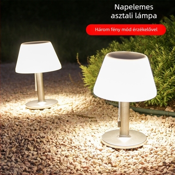 Napelemes asztali lámpa kültéri vízálló bár dohányzóasztal lámpa kültéri villa terasz terasz tájvilágítás asztali lámpa