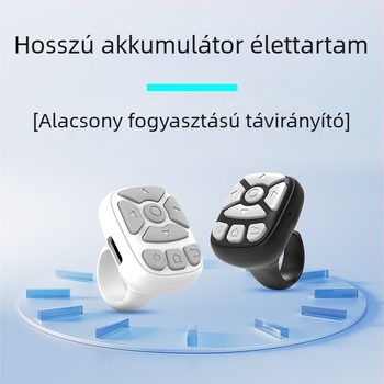 Új, lusta vezeték nélküli Bluetooth gyűrűs távirányító, újratölthető, ultrahosszú akkumulátor-élettartammal, teljesen univerzális TV-távirányító gyártótól