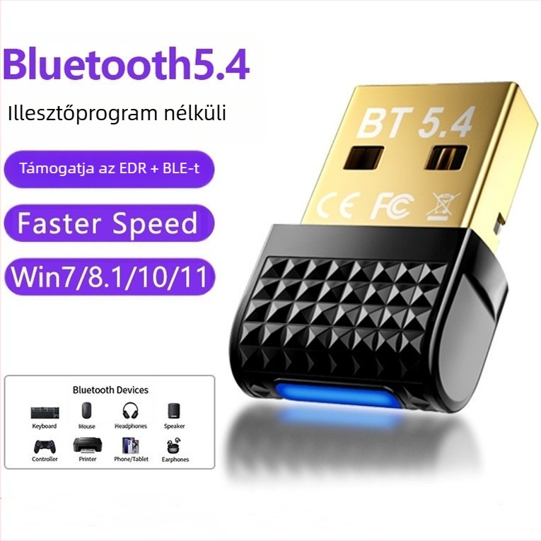 Határokon átnyúló USB Bluetooth adapter vevőegység Bt5.4 Bluetooth USB dongle adapter