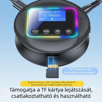 Bluetooth 5.4 adapter vétel/átvitel 2 az 1-ben kék audio adó vevő NFC másodperc csatlakozás Bluetooth adapter