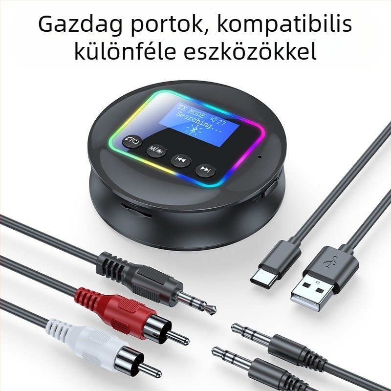 Bluetooth 5.4 adapter vétel/átvitel 2 az 1-ben kék audio adó vevő NFC másodperc csatlakozás Bluetooth adapter