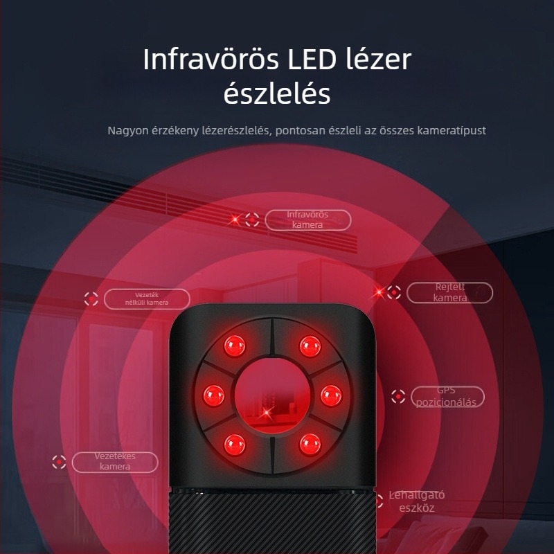 2023-as új T3 kameradetektor GPS-pozicionálás-megfigyelő szálloda anti-candid kameraszkennelő detektor keresésére