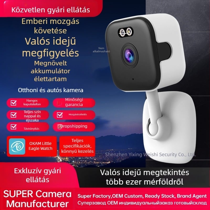 Okam Home Smart Wifi távoli nagyfelbontású megfigyelő szonda 1080 kamera macskaszem határokon átnyúló kis videó