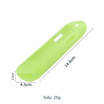 Alkalmas TCL New Roku Express 4K UltraTV távirányító szilikon védőtok fülhallgató lyukkal