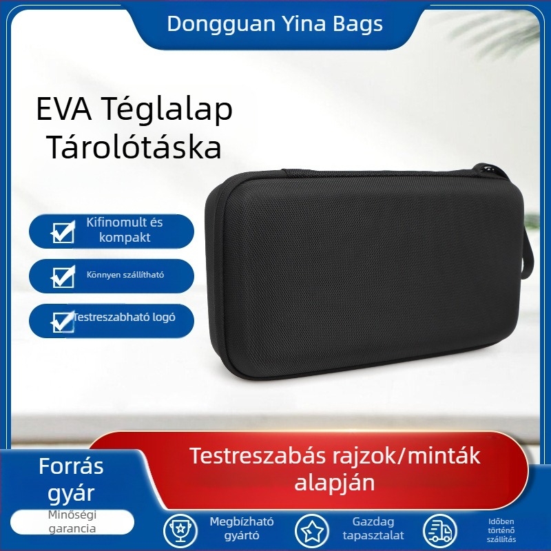 Gyári nagykereskedelmi EVA tárolódoboz multifunkcionális csomagoló hardver szerszámosláda hordozható EVA tárolódoboz ütésálló poggyász