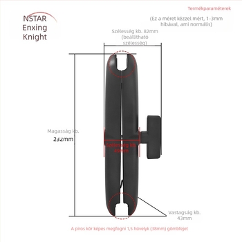 Határokon átnyúló ellátás 1,5 hüvelykes mezőgazdasági gépipar táblagép konzol illesztési bilincs tárolóberendezés 23 cm-es hajtórúd