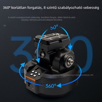 Zhifeng YT2000 elektromos pan-tilt 360 fokos panorámafelvétel arcfelismeréssel, távolról vezérelhető mobiltelefon élő videóval