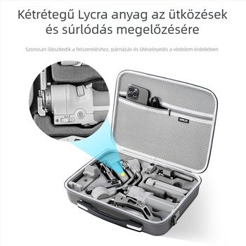 DJI Fotókiegészítők DJI Ronin Shadow Stabilizer RS4 Válltáska Hordozható, keresztpántos tárolótáska Esésálló