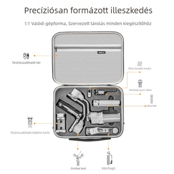 DJI Fotókiegészítők DJI Ronin Shadow Stabilizer RS4 Válltáska Hordozható, keresztpántos tárolótáska Esésálló