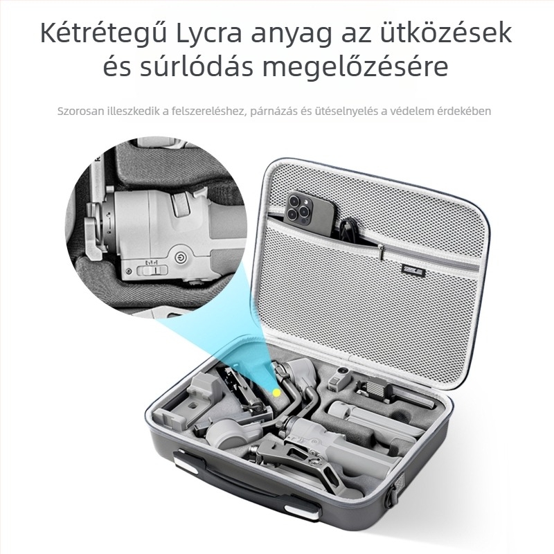 DJI Fotókiegészítők DJI Ronin Shadow Stabilizer RS4 Válltáska Hordozható, keresztpántos tárolótáska Esésálló