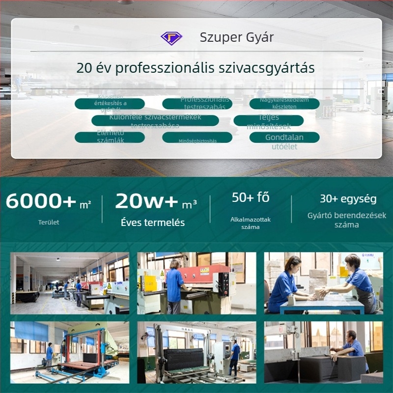 Szivacsgyártó nagykereskedelme, testreszabott hangszigetelő és hangelnyelő szivacs, ütésálló, egyoldalas öntapadós fali hangelnyelő szivacsanyag