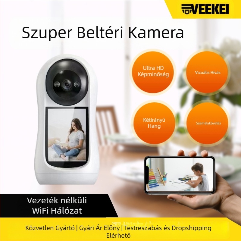 Új, kiemelt 2024-es Xiongmai 2mp-es videó kaputelefon kamera ápolási otthonra, sírásérzékeléssel, hangjelzéssel