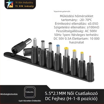 Testreszabott Spot Factory Dc5.5 * 2.1Mm női adapter laptop többfunkciós DC adapterhez