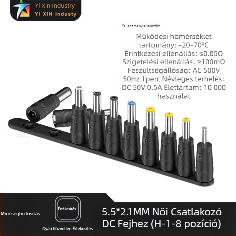 Testreszabott Spot Factory Dc5.5 * 2.1Mm női adapter laptop többfunkciós DC adapterhez