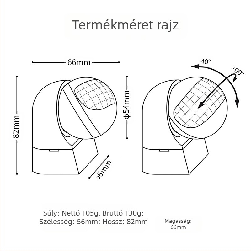 Emberi test infravörös érzékelő távoli fali típusú vízálló kültéri indukciós kapcsoló LED-es fény indukciós érzékelő PIR